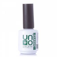 Uno, Top Coat Classic - Верхнее покрытие для гель-лака, с липким слоем(15 мл)