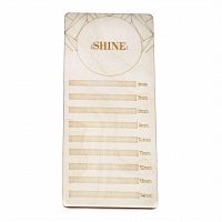 Планшет для ресниц elSHINE деревянный (размер S), 17*7,5 см