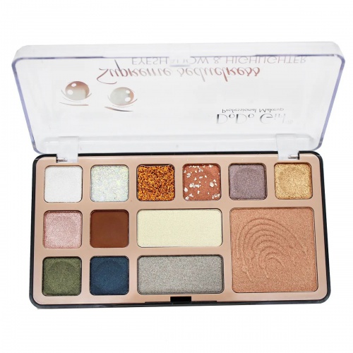 Палетка тени и хайлайтер #2 DoDo Girl Supreme Seductress Eyeshadow & Highlighter